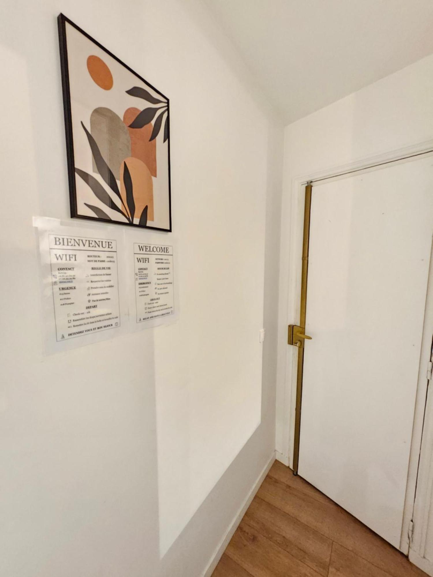 *Appartement Moderne/2 Minutes Du Metro* Сент-Уен Екстериор снимка