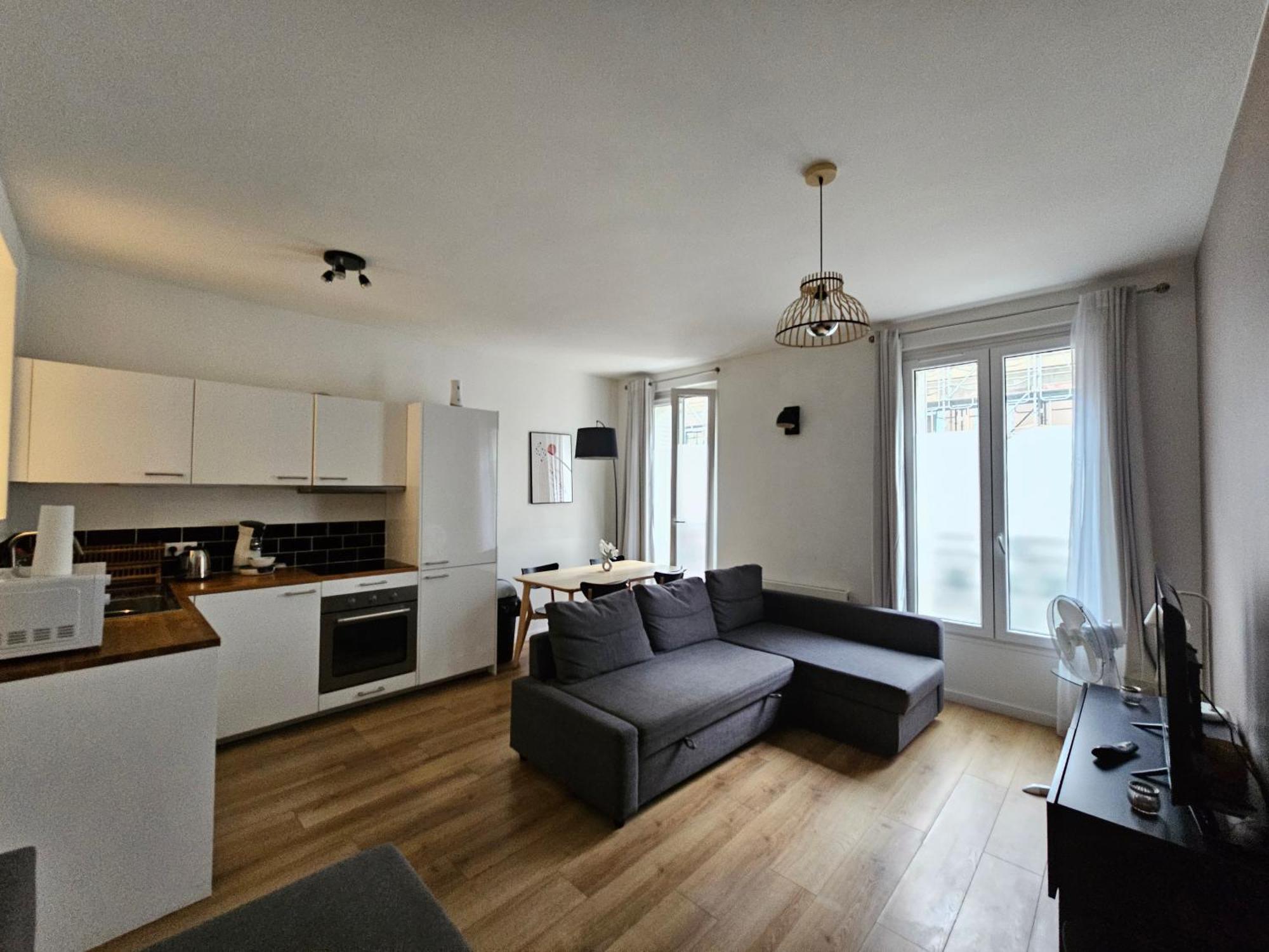 *Appartement Moderne/2 Minutes Du Metro* Сент-Уен Екстериор снимка