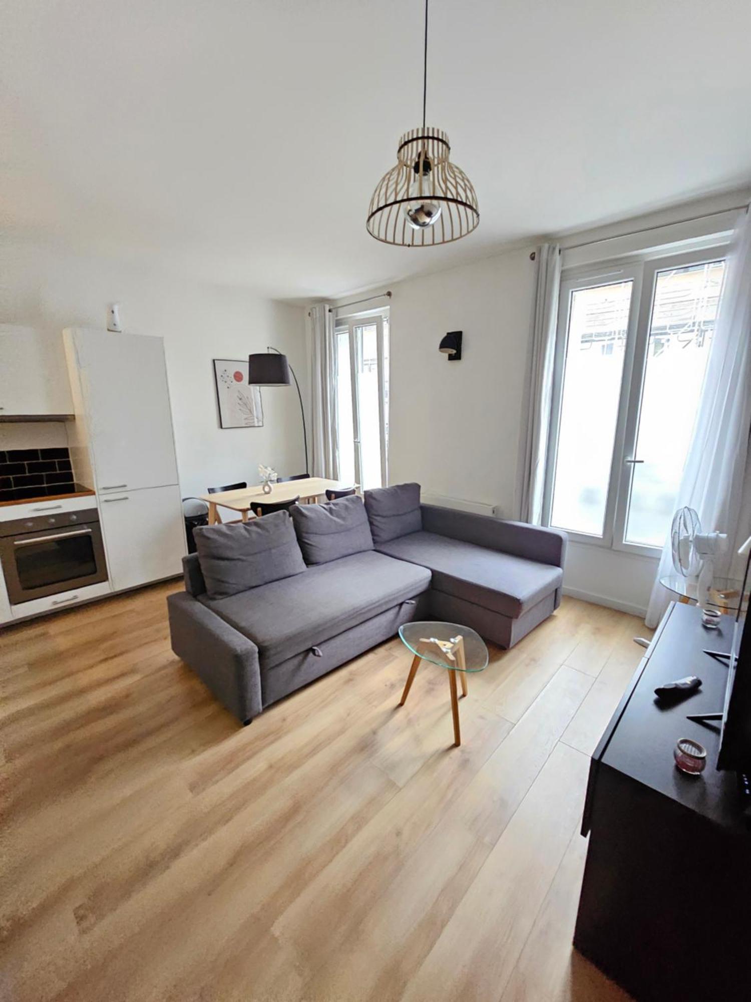 *Appartement Moderne/2 Minutes Du Metro* Сент-Уен Екстериор снимка